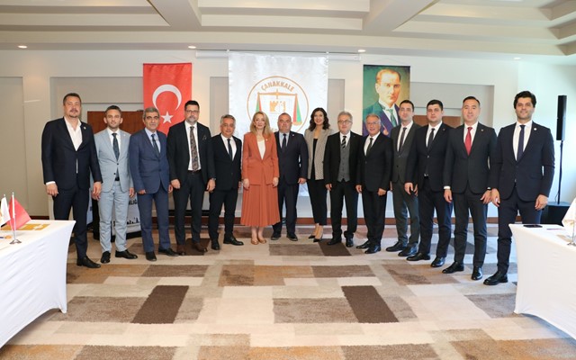Ege-Marmara baro başkanları Çanakkale'de toplandı