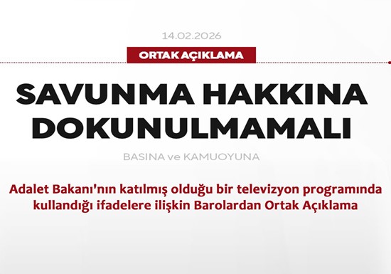 SAVUNMA HAKKINA DOKUNULMAMALI