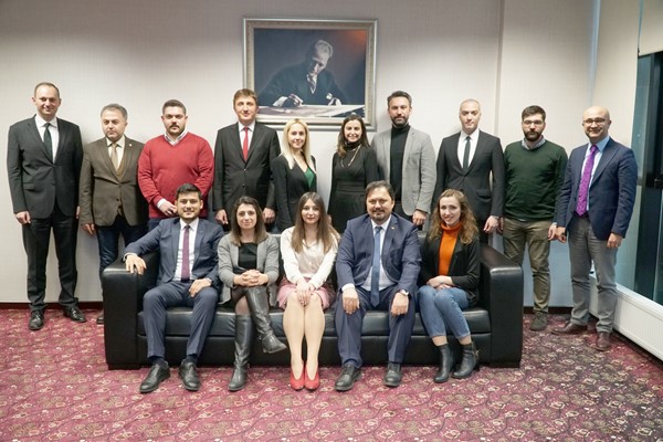 GAM (Genç Avukatlar Merkezi) Yürütme Kurulu yönetimi ziyaret etti