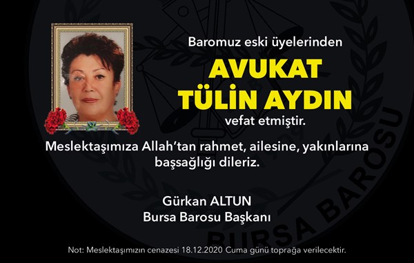 Vefat (Av. Tülin Aydın)