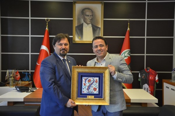 Av. Gürkan Altun, Konya Barosu'nu ziyaret etti