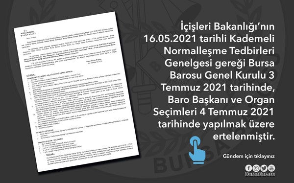 Genel kurulumuz ertelendi