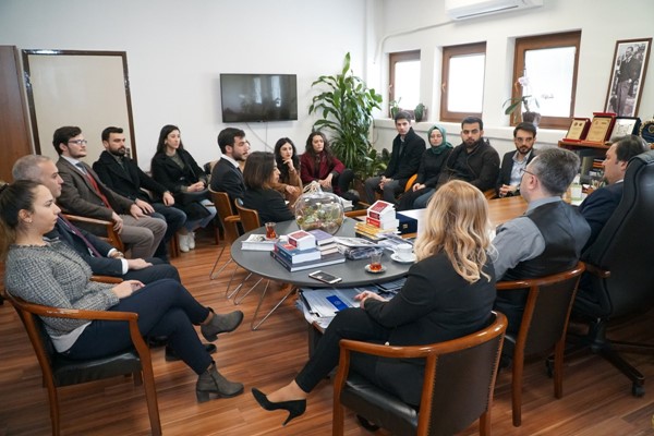 Altun, stajyer temsilcileriyle toplantı yaptı
