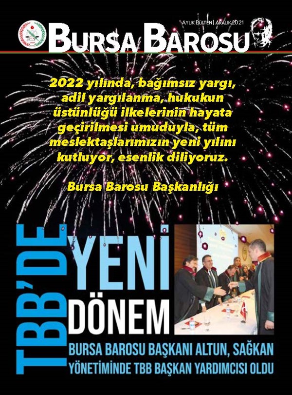 Bursa Barosu Bülteni Aralık-2021