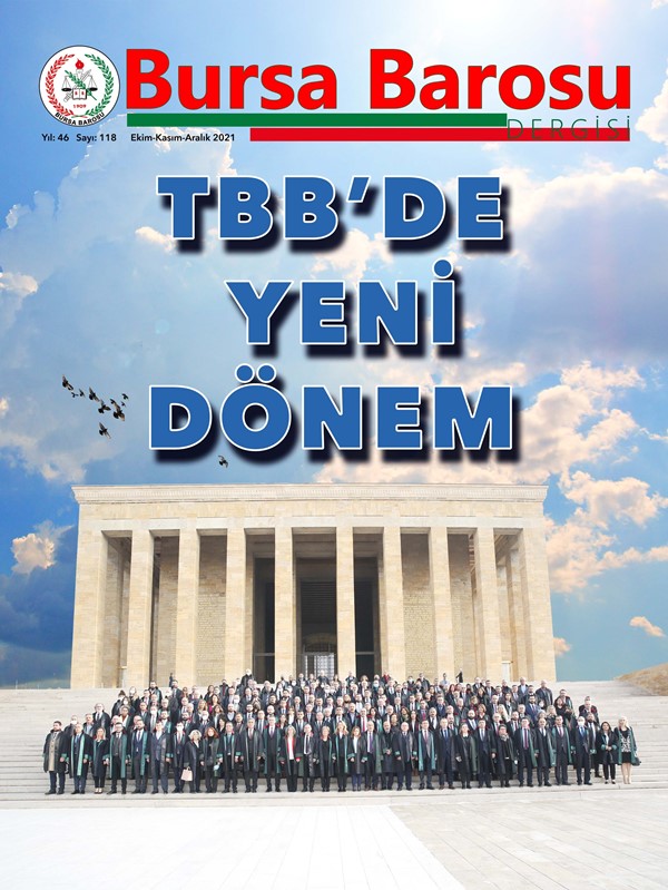 Bursa Barosu Dergisi Sayı: 118