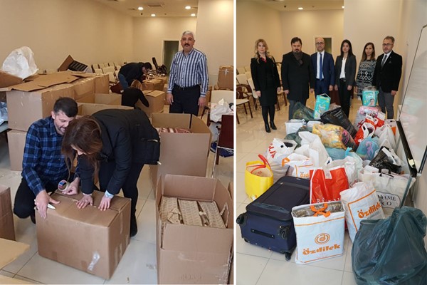 Deprem yardımlarımızı Elazığ'a gönderdik