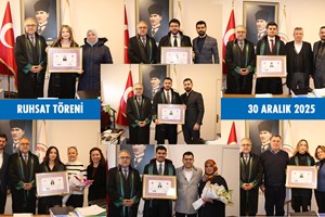 30 Aralık 2025 Ruhsat Töreni